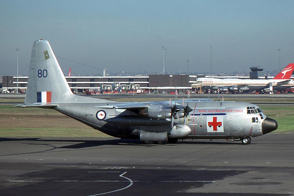 C-130E A97-180 RAAF YSSY 1980