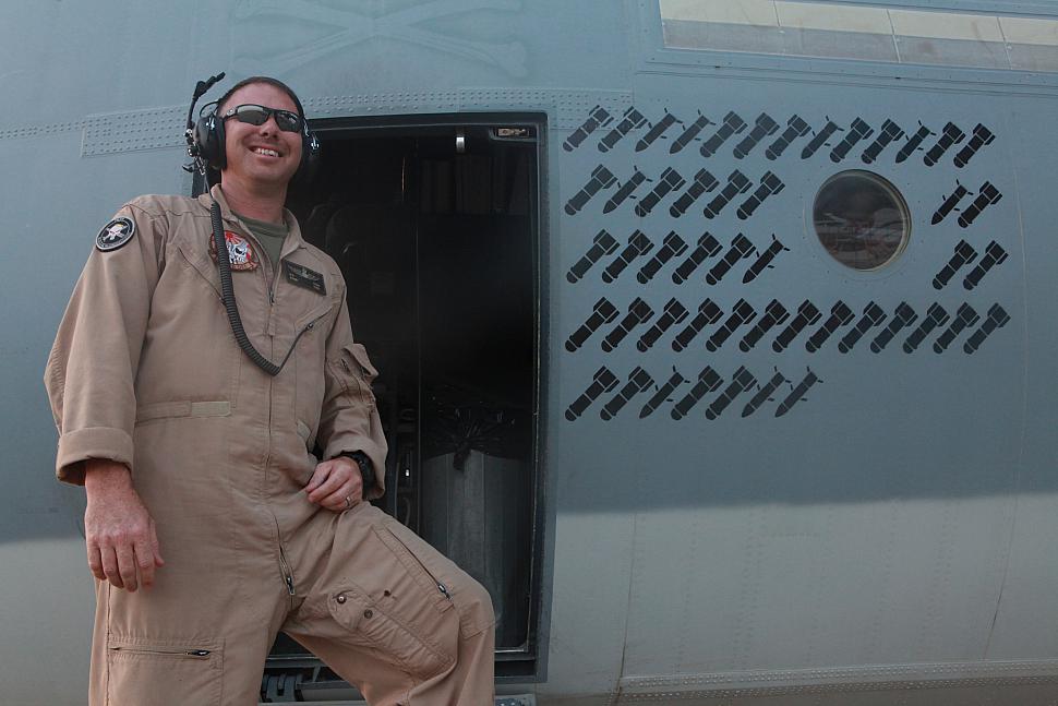 KC-130J Harvest Hawk mission markers Afghanistan 2011