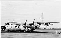 56-0545 322-AD C-130A bw