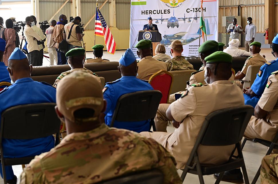 niger receives second us c 130 to support enduring sahel operations