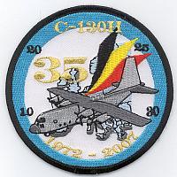 Belgian Air Force C-130H 35th anniversary patch 1972-2007.jpg